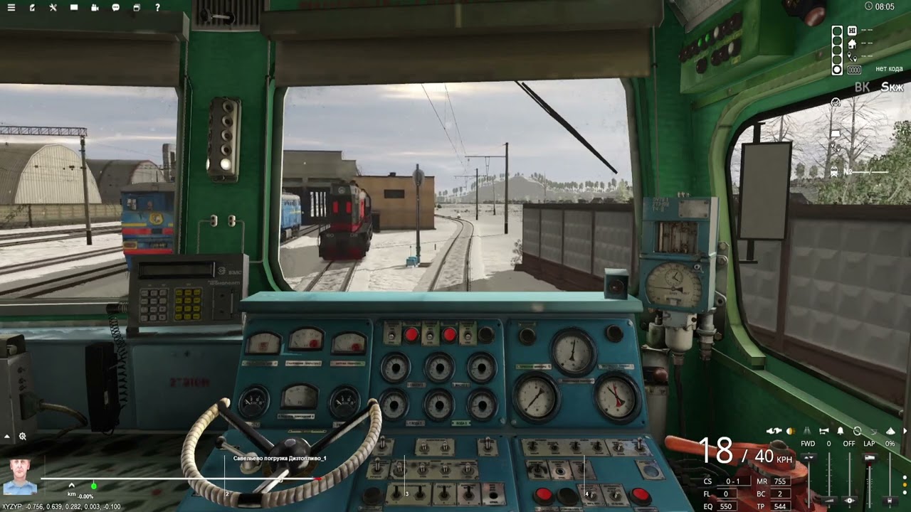 К чёрту управление мышкой в Trainz !  Управляем с клавиатуры! Trainz Railroad Simulator 2022.