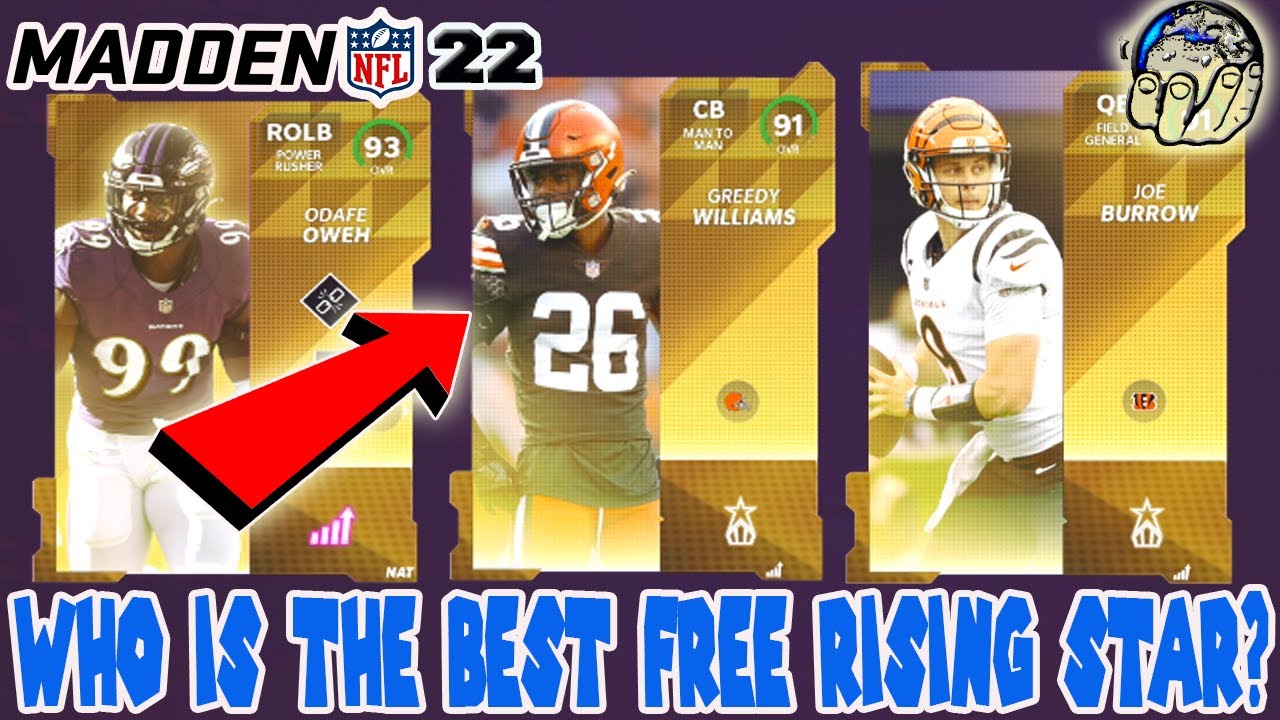 Who Is The BEST Free Rising Star to Choose? BEST CHOICE! Madden 22 Ultimate Team