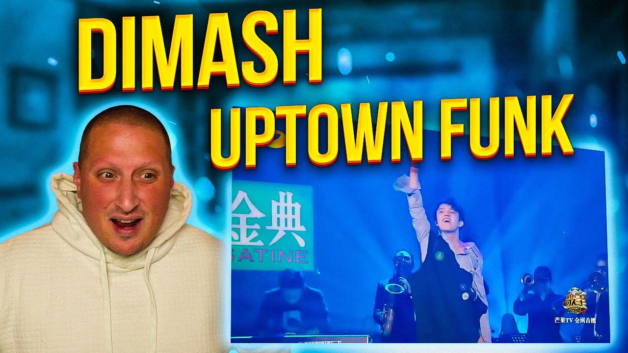 Dimash Uptown Funk FIRST TIME  REACTION