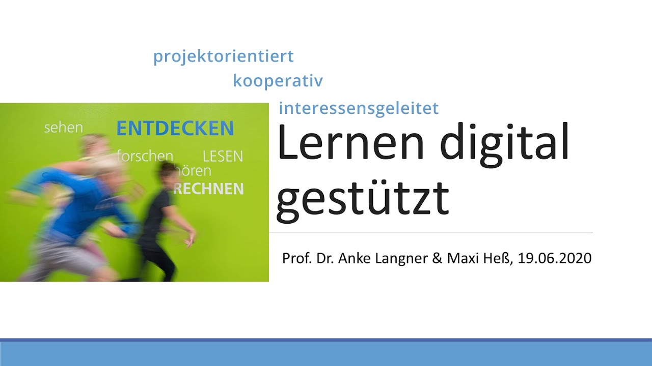 Ein Tag an der Universitätsschule Dresden - Digital gestützt lernen - Vortrag zum Digitaltag 2020