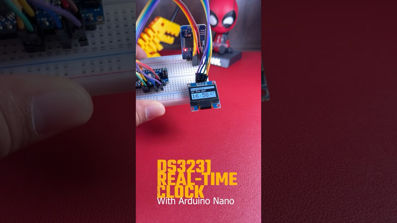 Arduino Nano with DS3231 Real-Time Clock | KitKraft Timekeeping Automation Project