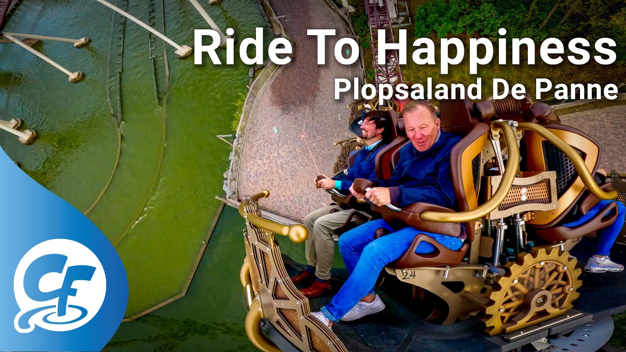 Ride To Happiness front seat on-ride 5K POV @60fps Plopsaland De Panne