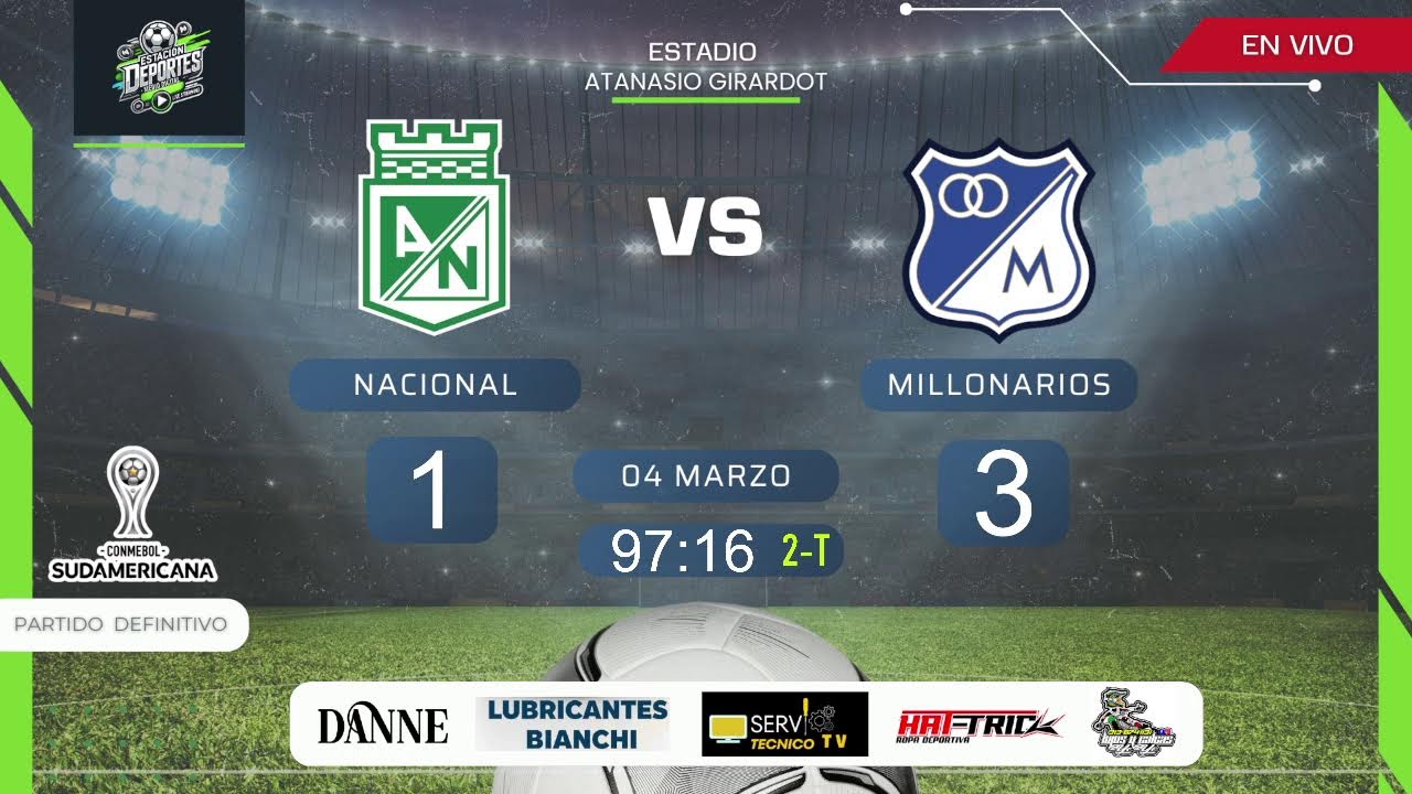 Nacional 🆚 Millonarios