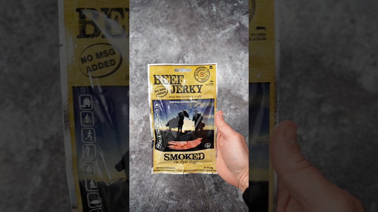 Jak smakuje suszona wołowina beef jerky Smoked od bullseye ? 