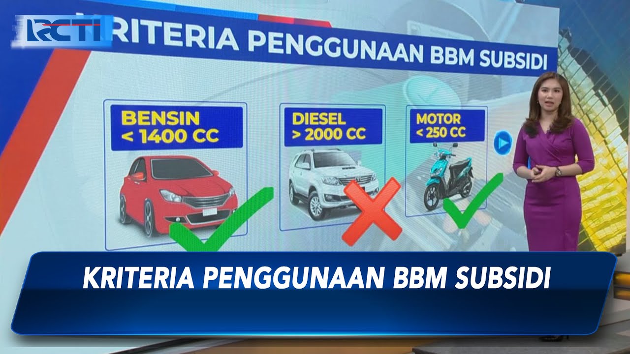 Simak! Aturan Baru Kriteria Penggunaan BBM Bersubsidi - SIP 02/09