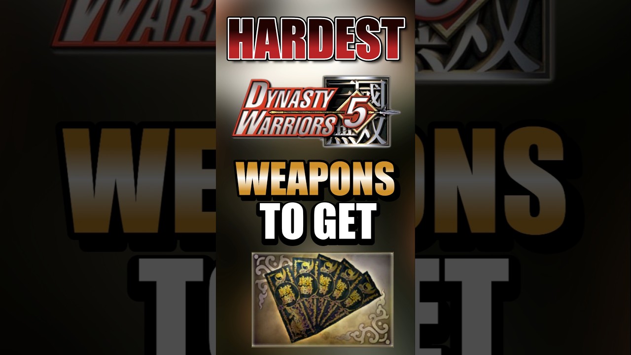 САМОЕ СЛОЖНОЕ ОРУЖИЕ для получения в DW5 🛡🗡⚔️🏹 #dynastywarriors #dynastywarriors5
