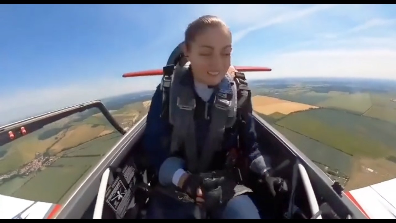 Canopy Pops Open on Aerobatic Plane