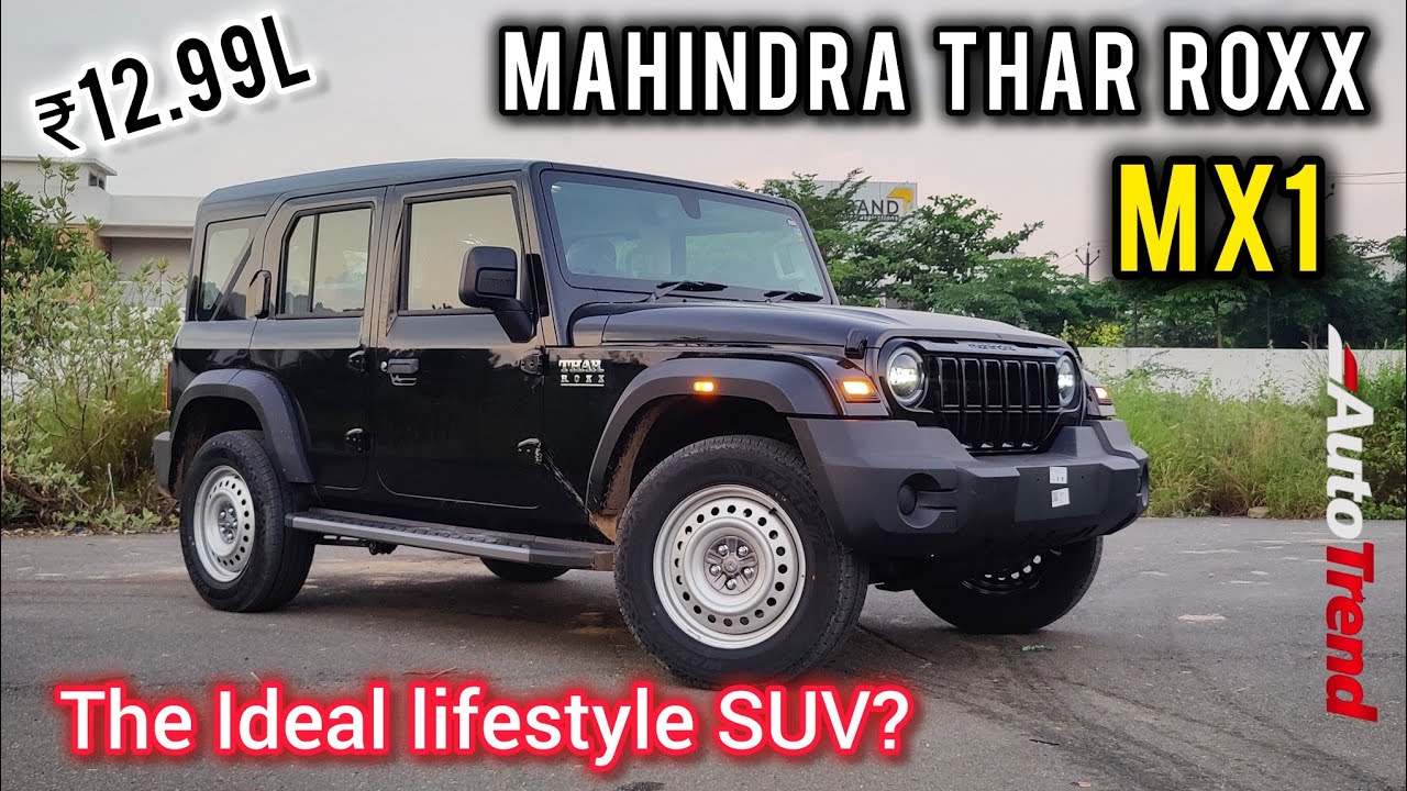 BASE, но не BASIC? Обзор варианта Mahindra Thar ROXX MX1 на английском языке от команды Autotrend.