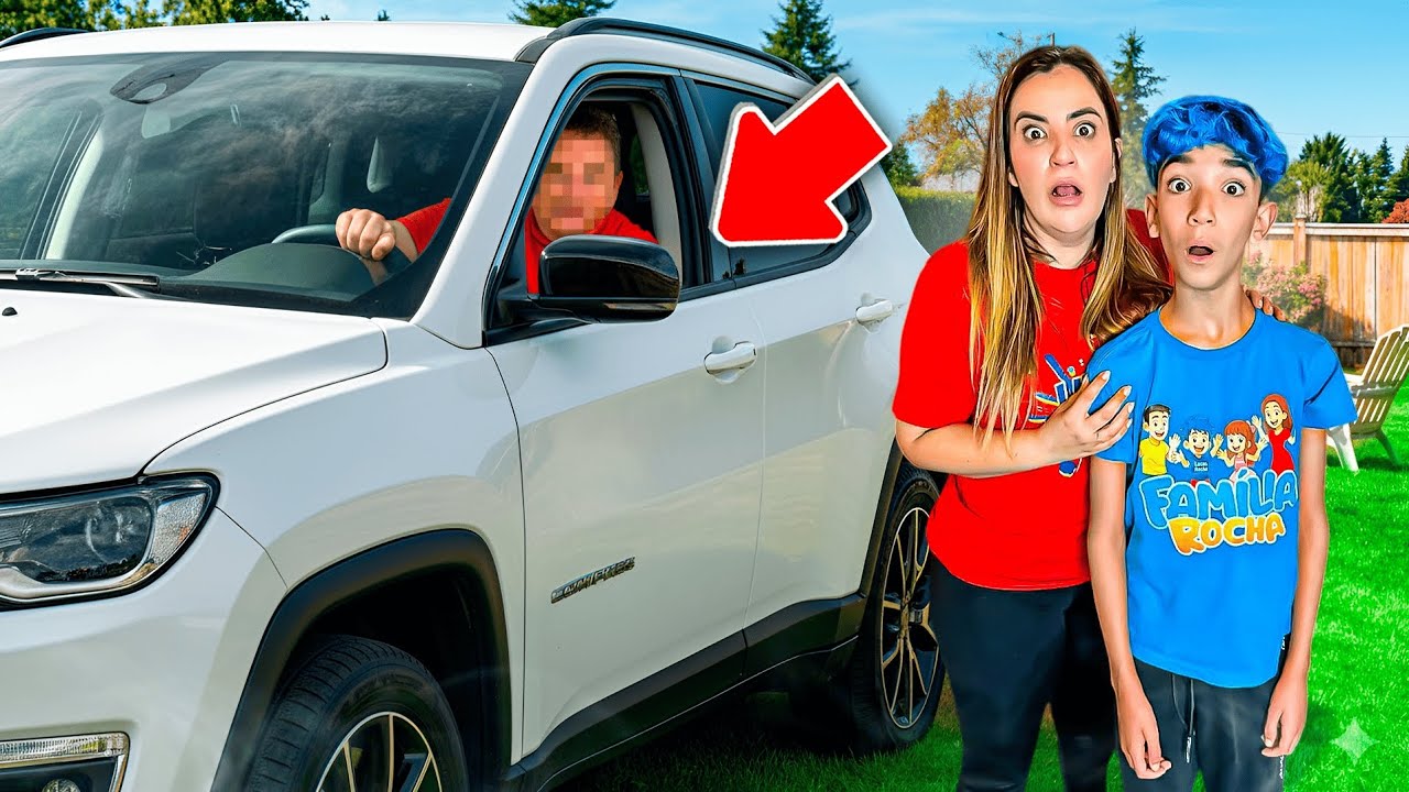 DESAFIO EM FAMÍLIA TEMOS QUE ENCONTRAR NOSSO CARRO!