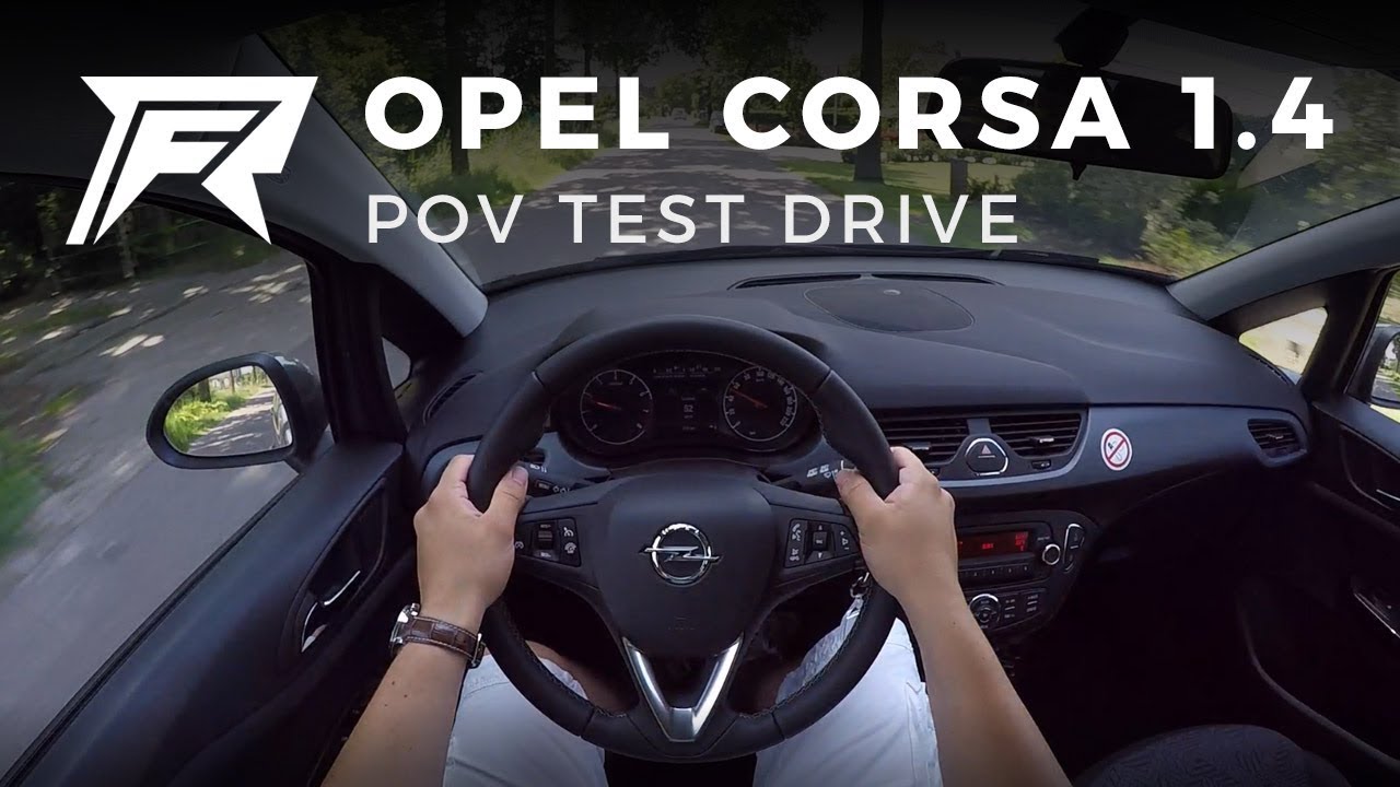 2018 Opel Corsa 1.4 - POV Test Drive (no talking, pure driving)