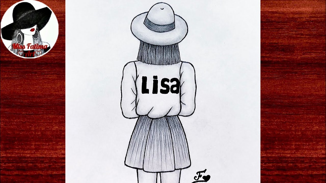 Blackpink Lisa drawing easy for beginners | Blackpink drawing | Blink pencil sketch