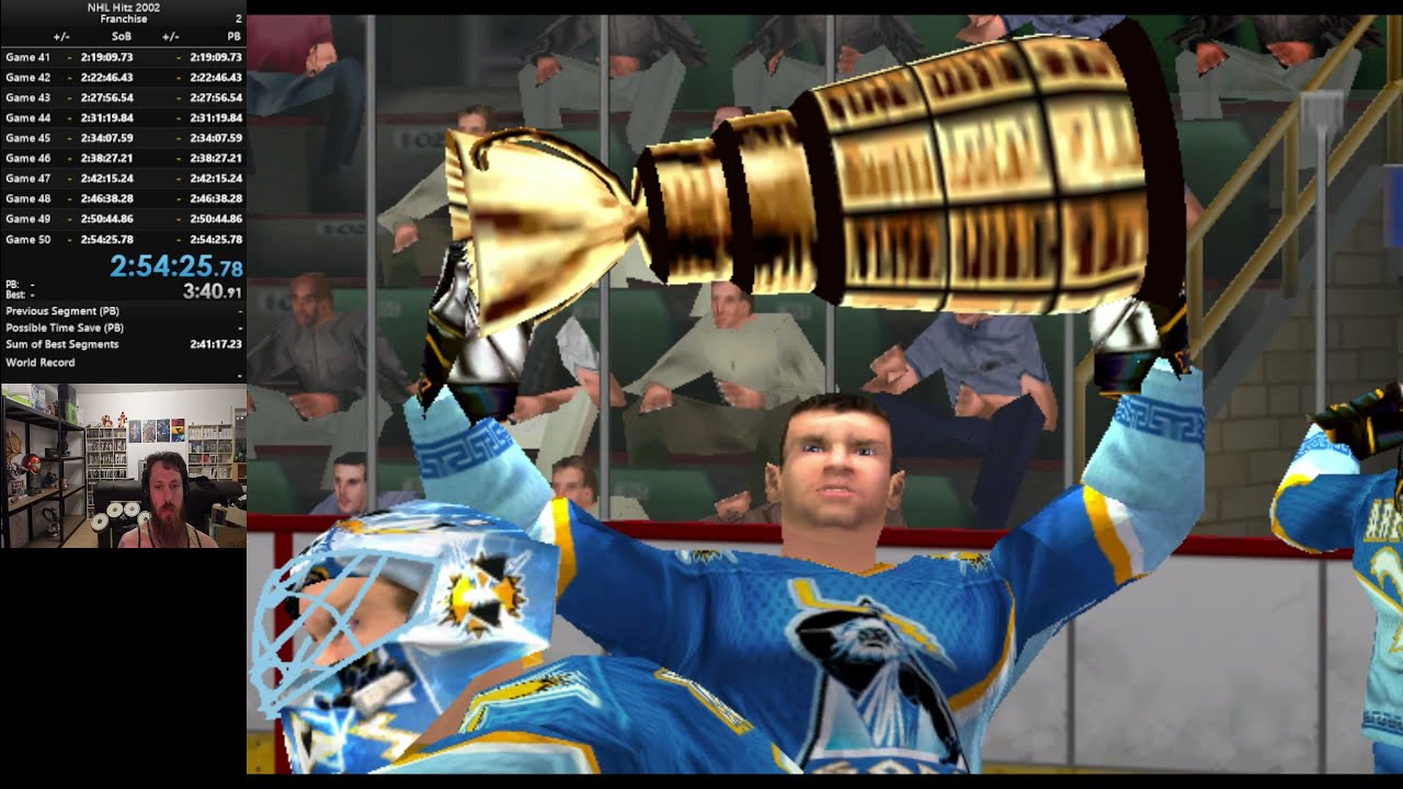 NHL Hitz 2002 Speedrun - Franchise (World Record) - 2h 54m 25s 217ms