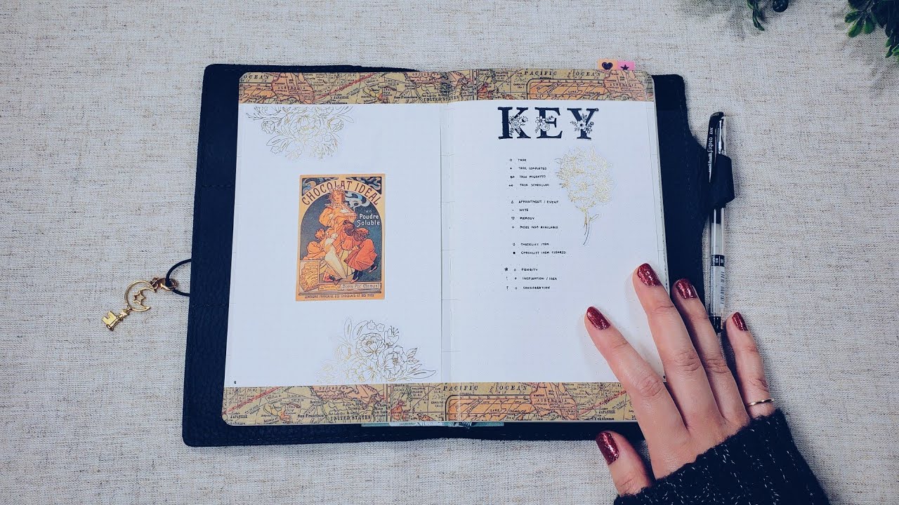 2021 Planner Setup (vintage floral theme) | Starbucks Planner + Chic Sparrow Waypoint