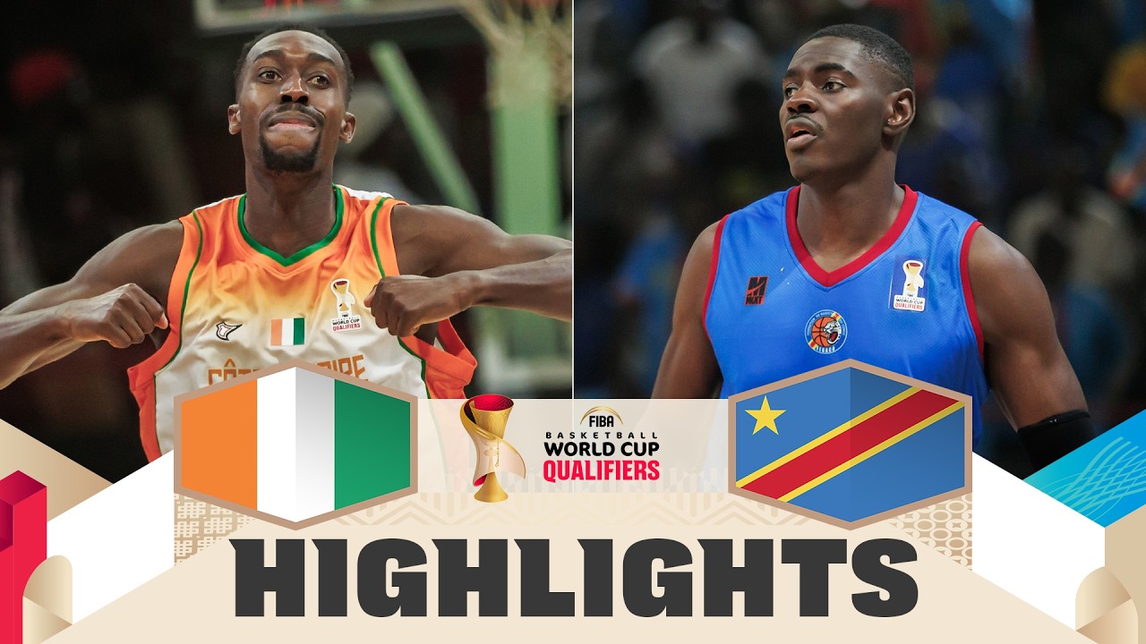C&ocirc;te d'Ivoire 🇨🇮 v Congo DR 🇨🇩 | Highlights | FIBA Basketball World Cup 2027 African Qualifiers