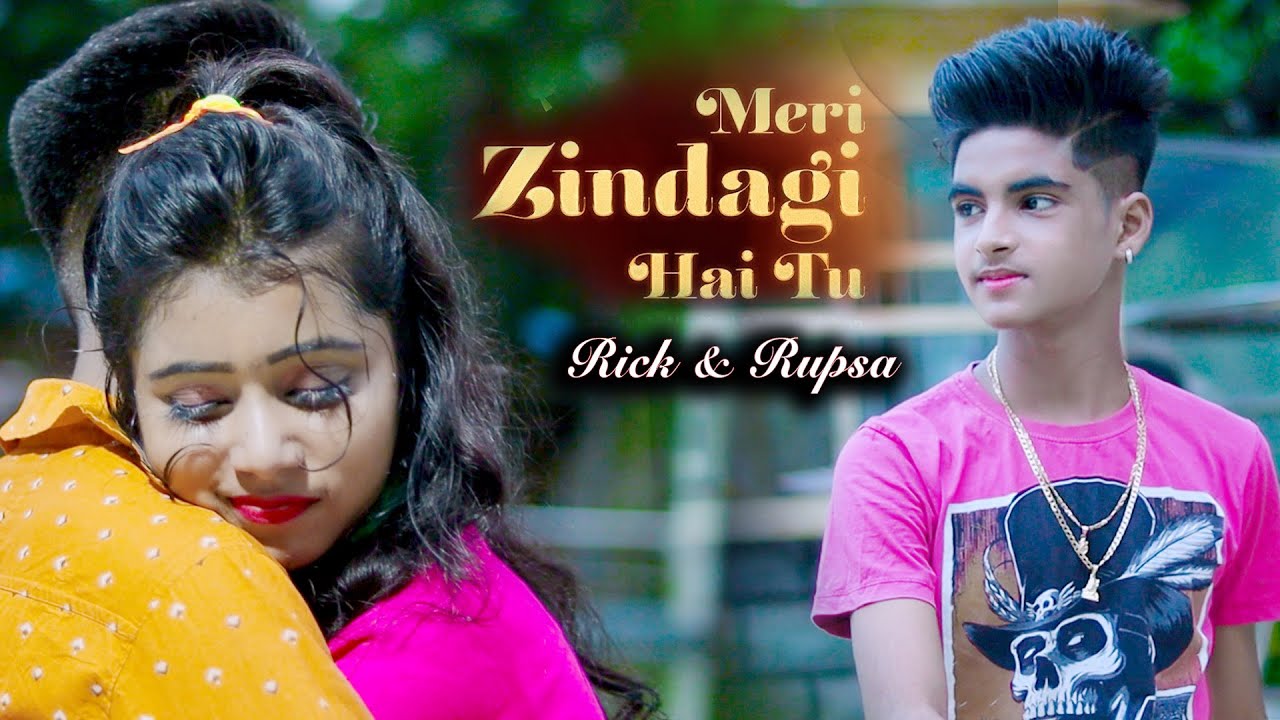 Meri Zindagi Hai Tu❤️🥀Hindi New Song💕Jubin Nautiyal🌸Rick Rupsa❤️Cute Love Story💃Ujjal Dance Group