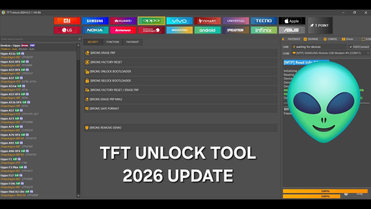 TFT Unlock Tool 2026 Update 🔥 Latest Features & Supported Models | Full Overview
