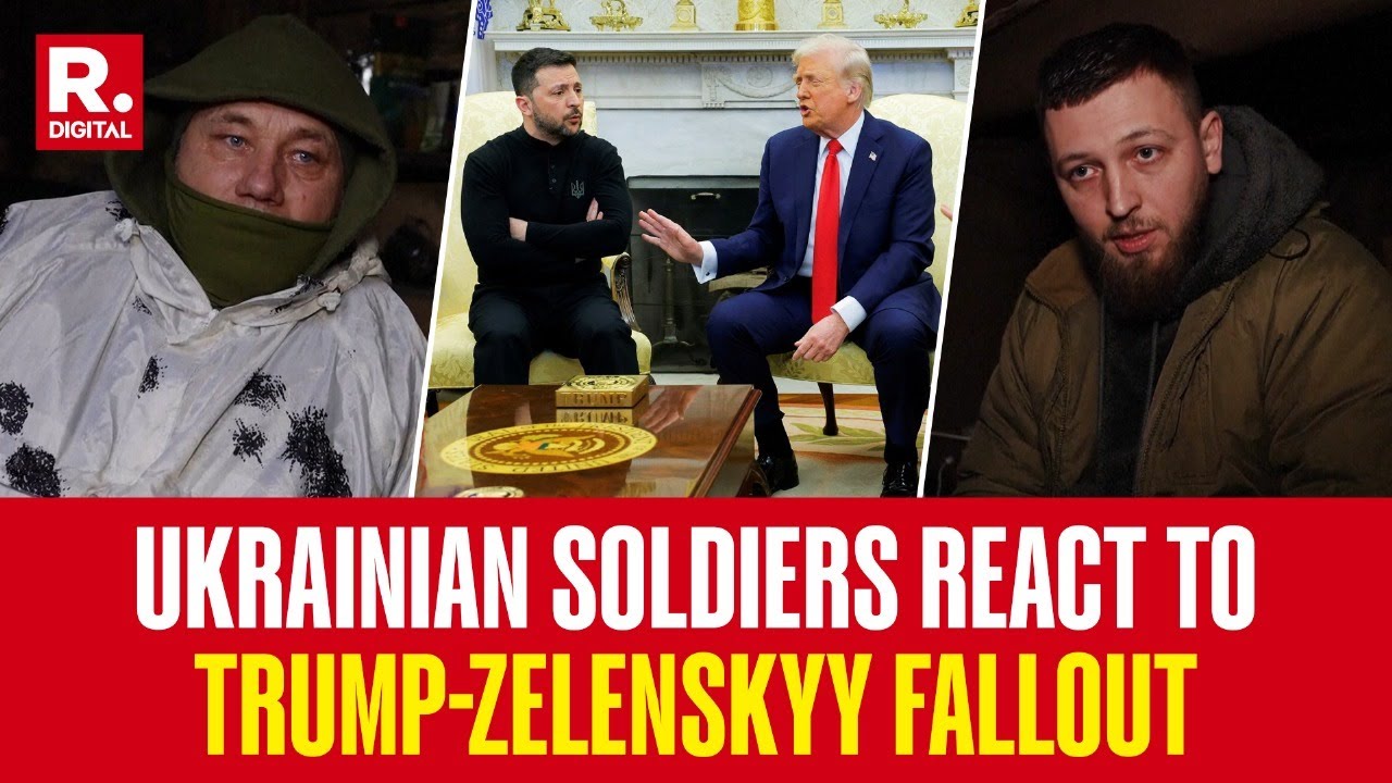 Ukrainian Soldiers React To Trump-Zelenskyy Fallout | Oval Office Showdown