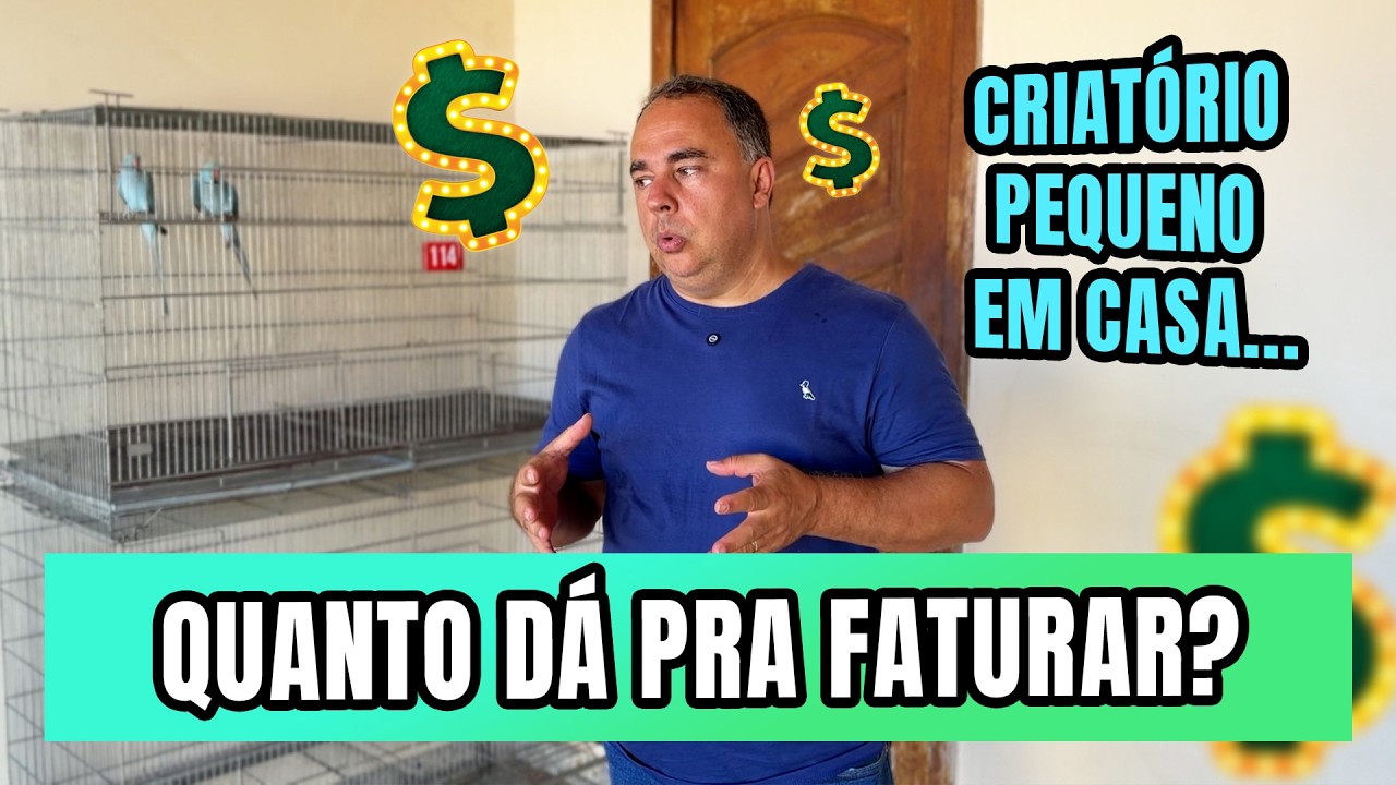 QUANTO DÁ PRA FATURAR COM UM CRIATÓRIO PEQUENO EM 2026?