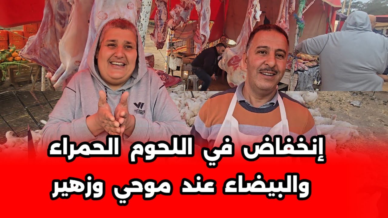 موحي وزهير دارو التخفيضات اليوم في سوق أزغنغان في الدواجن والبكري والغنمي شوفو الثمن اللي دارو ليه