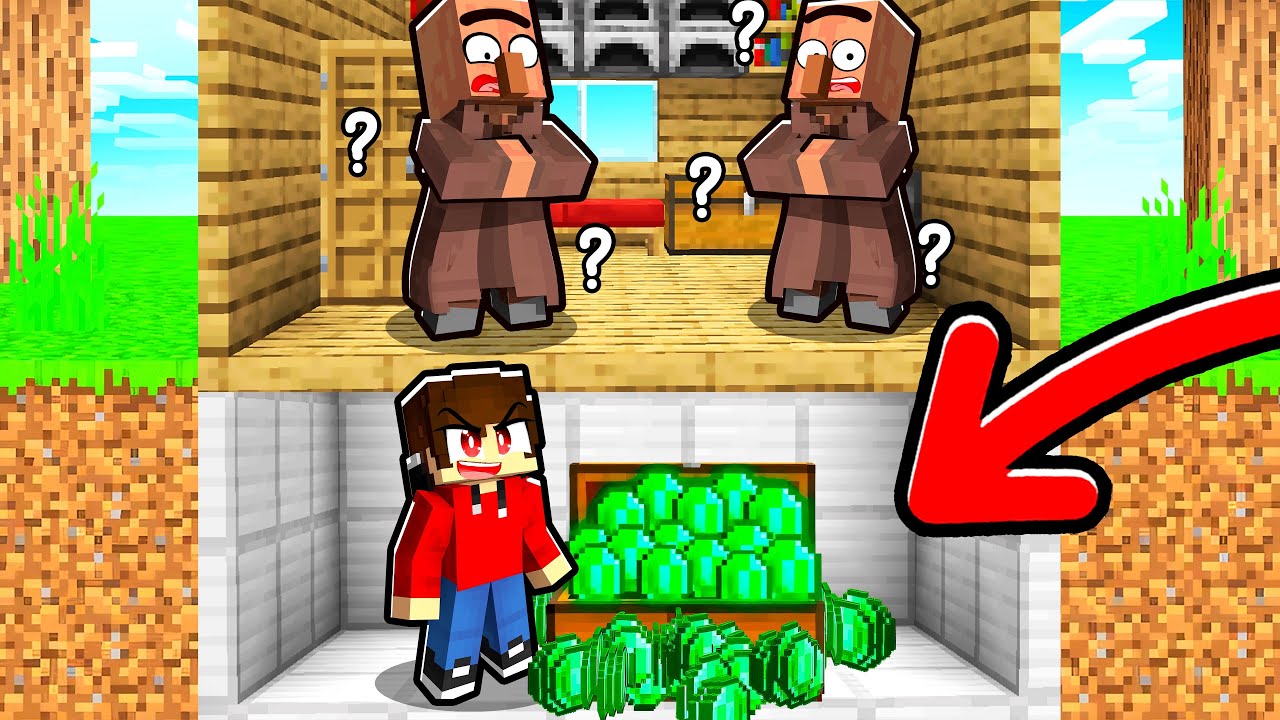10 MODI per RUBARE gli SMERALDI ai VILLAGER in MINECRAFT!