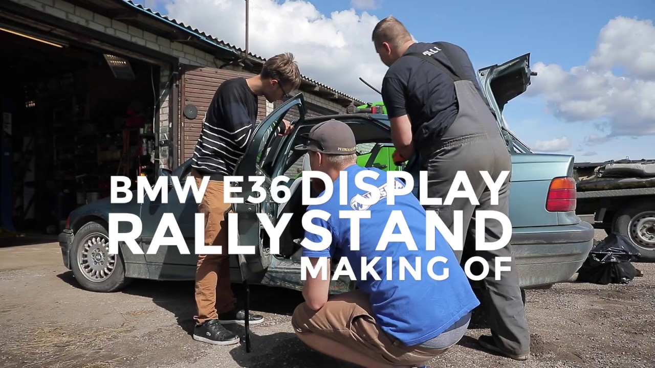Wisefab BMW e36 Rally rear kit stand making of