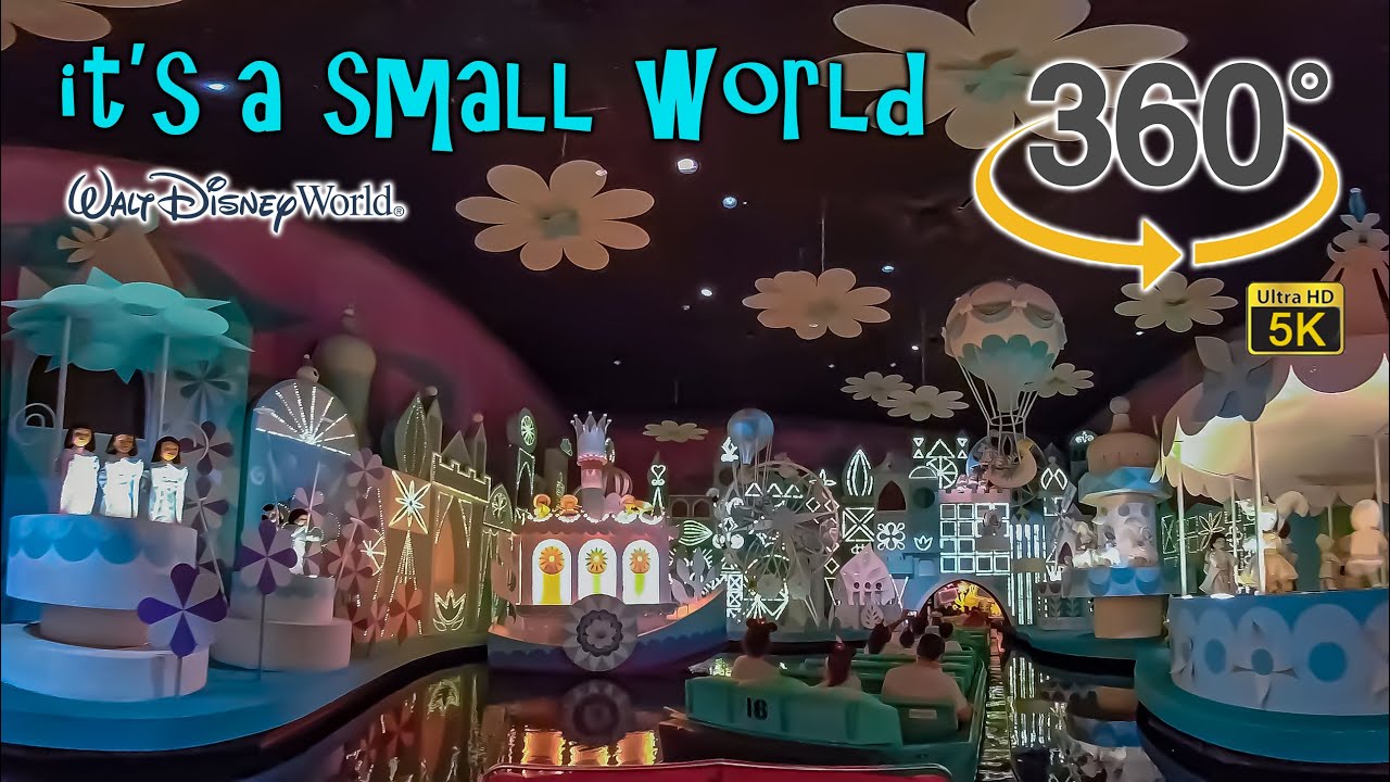VR 360 5K it's a small world On Ride Ultra HD  POV Magic Kingdom Walt Disney World 2020 10 27