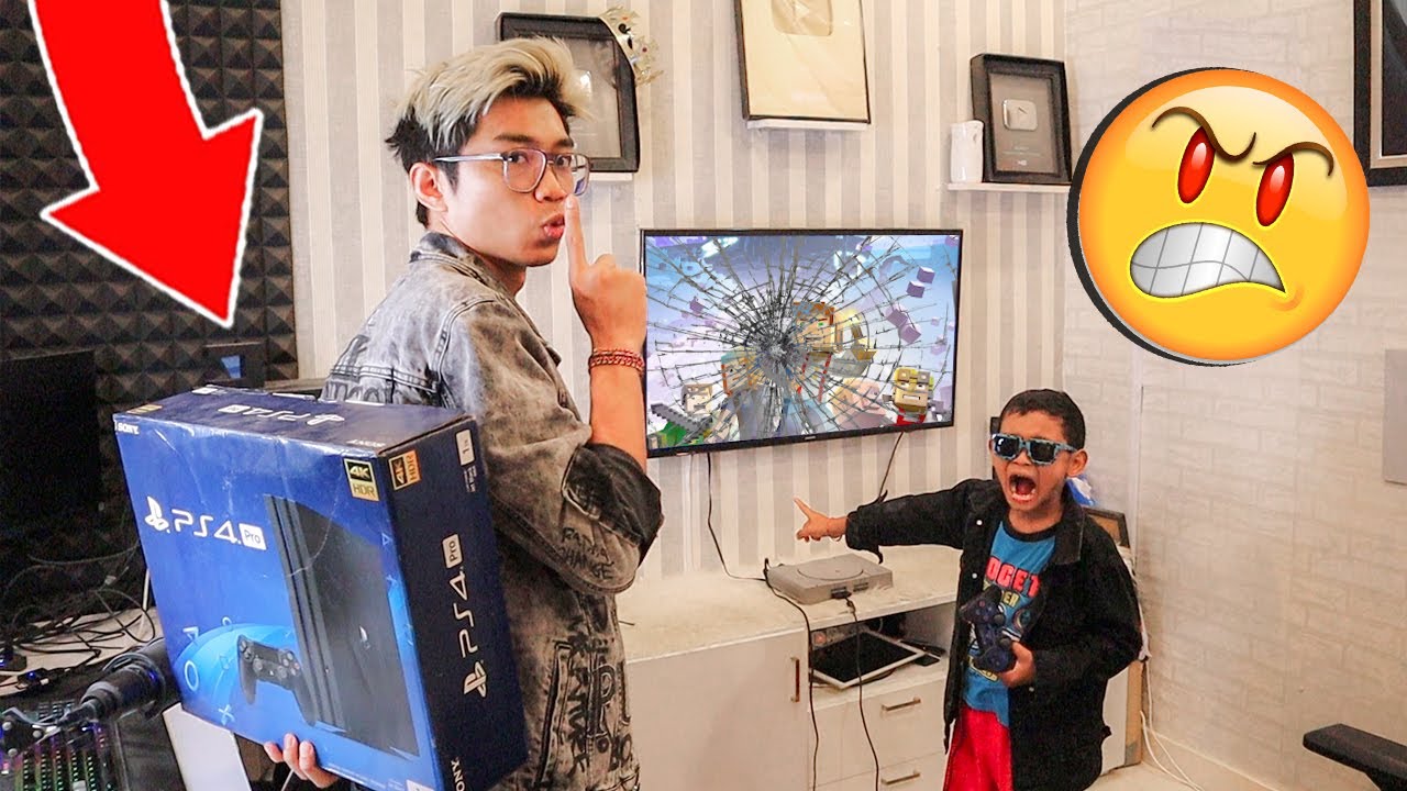 GILA!!! PRANK HANCURIN PS KESAYANGAN BOCIL TAPI KASI YANG BARU! SAMPAI SEMARAH INI!!!