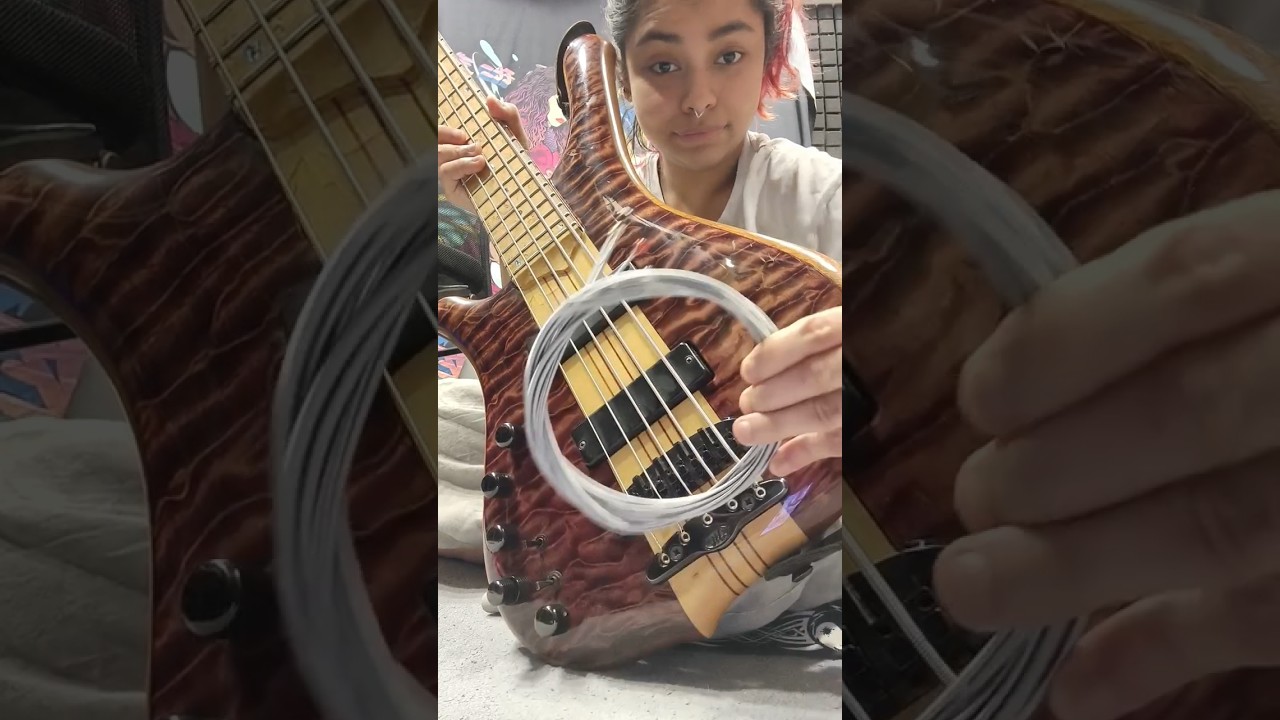 This is how I change my Bass strings | Mohini Dey |