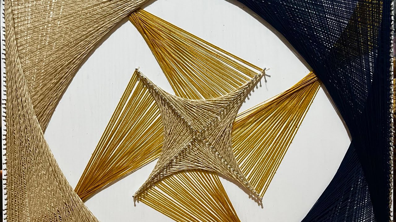 Art filaire / String Art / forme géométrique