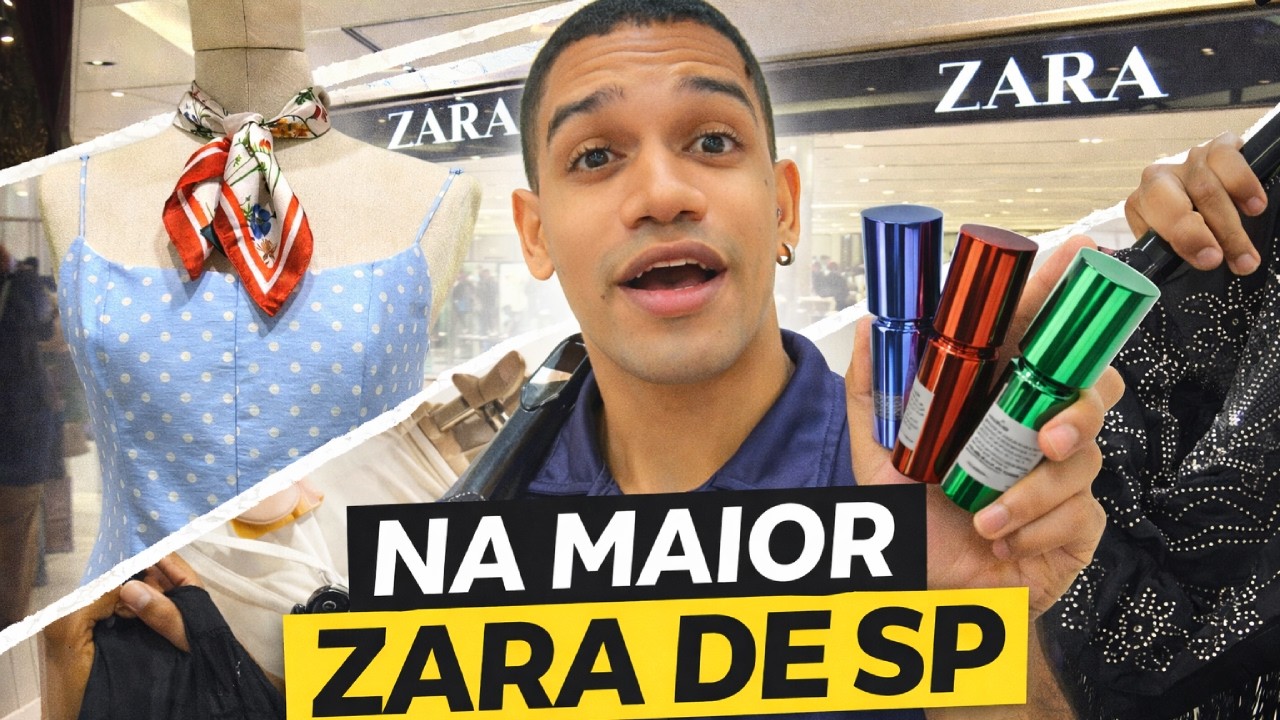 VLOG NO SHOPPING, ESSA É MAIOR ZARA DE SÃO PAULO????
