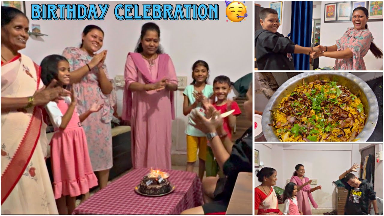 Bhauch birthday 🎂 celebration 🎉 Full dhamal masti ani Bhaucha special performance 🕺🤪❤️