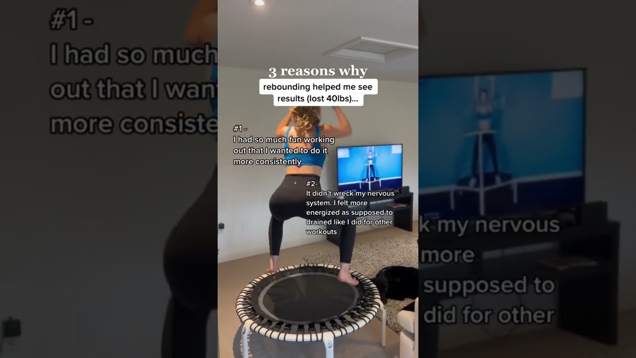 Why rebounding helped me see results 💪 #shorts