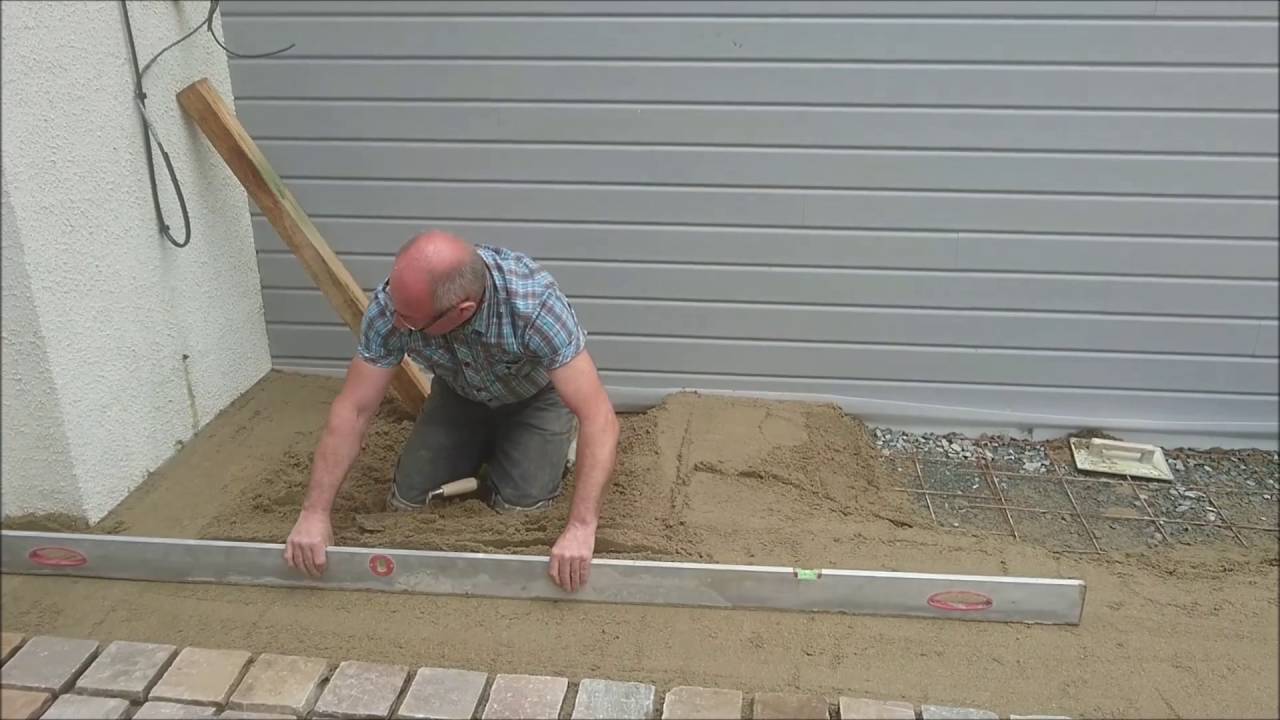 Tradi'Maçonnerie Pose de Pavés (pierre naturelle) TimeLapse