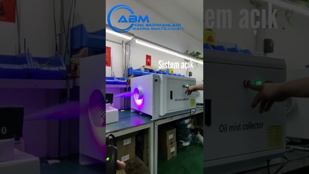 Elektrostatik Buhar emme ünitesi(oil mist collector)www.abmcnc.com