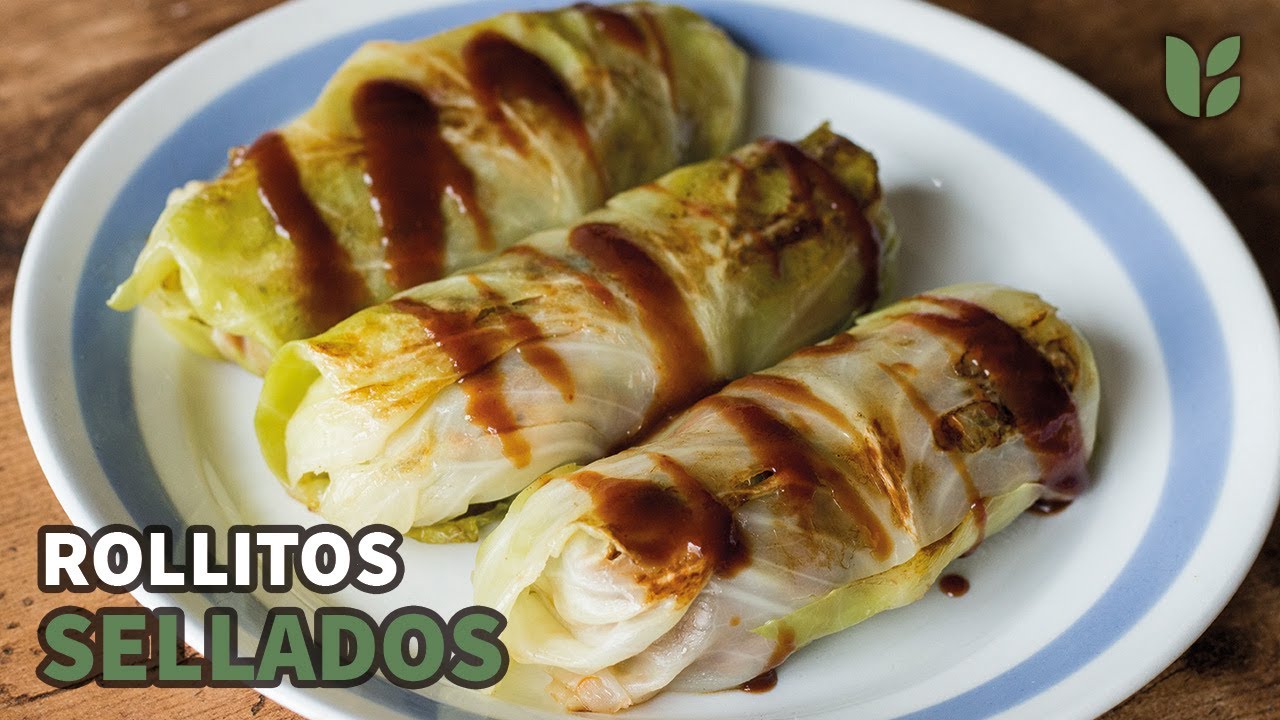 ROLLITOS DE REPOLLO sin TACC 🌯 - RICOS Y SALUDABLES -  breakvegan