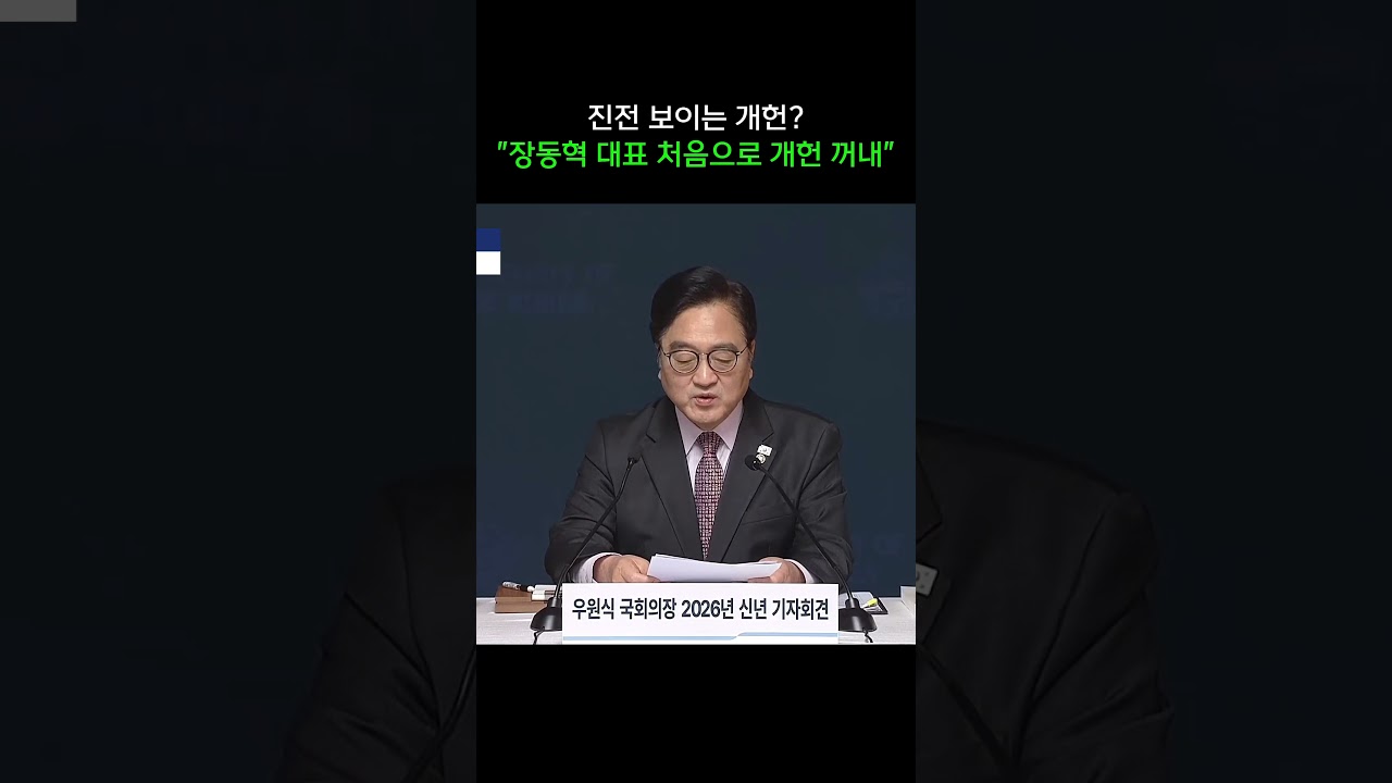 진전 보이는 개헌? 