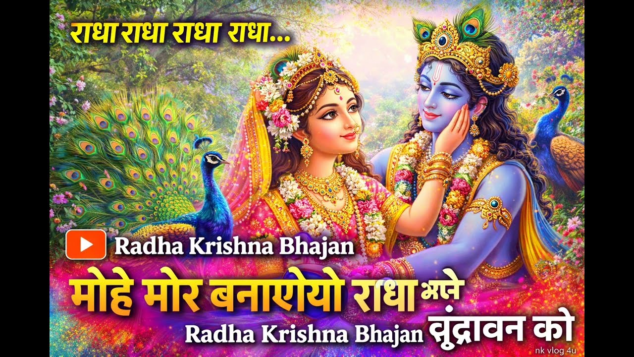 मोहे मोर बनाइयो राधा अपने वृंदावन को | Radha Radha Bhajan | Radha Krishna Bhajan | Vrindavan Bhajan