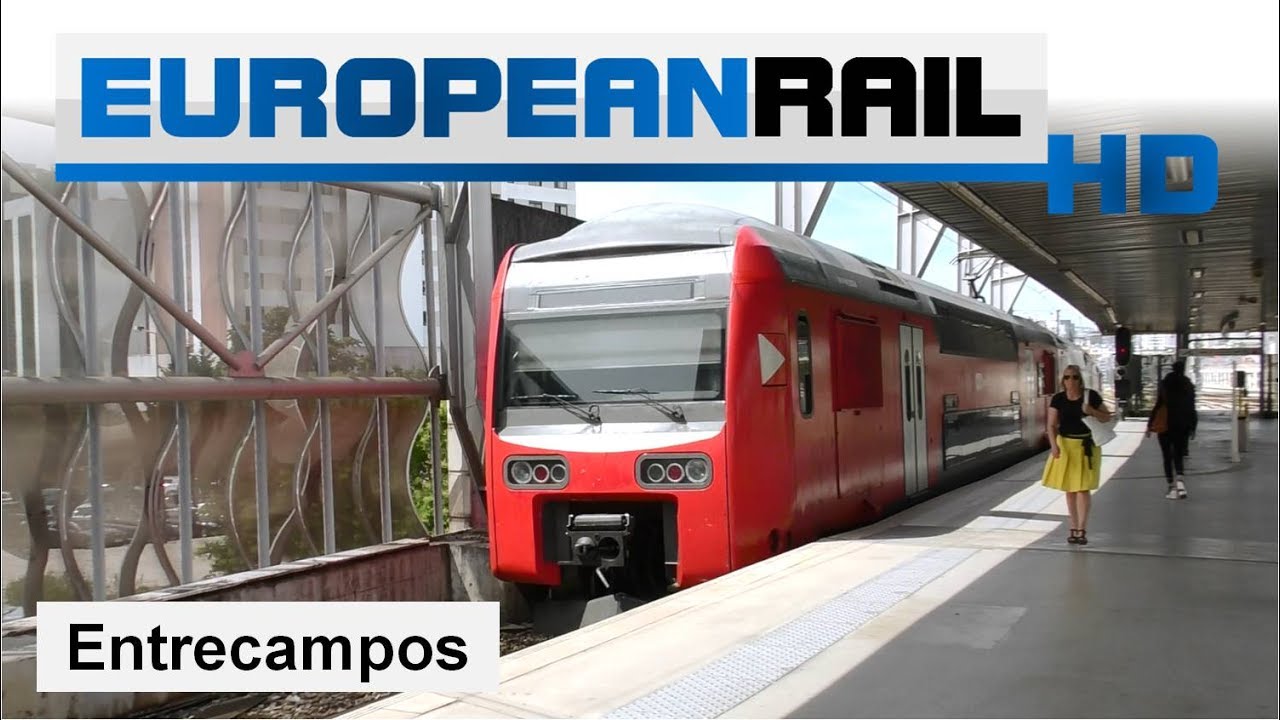 Comboios de Portugal CP Lisboa 3500 EMU 3522 departs Entrecampos Station