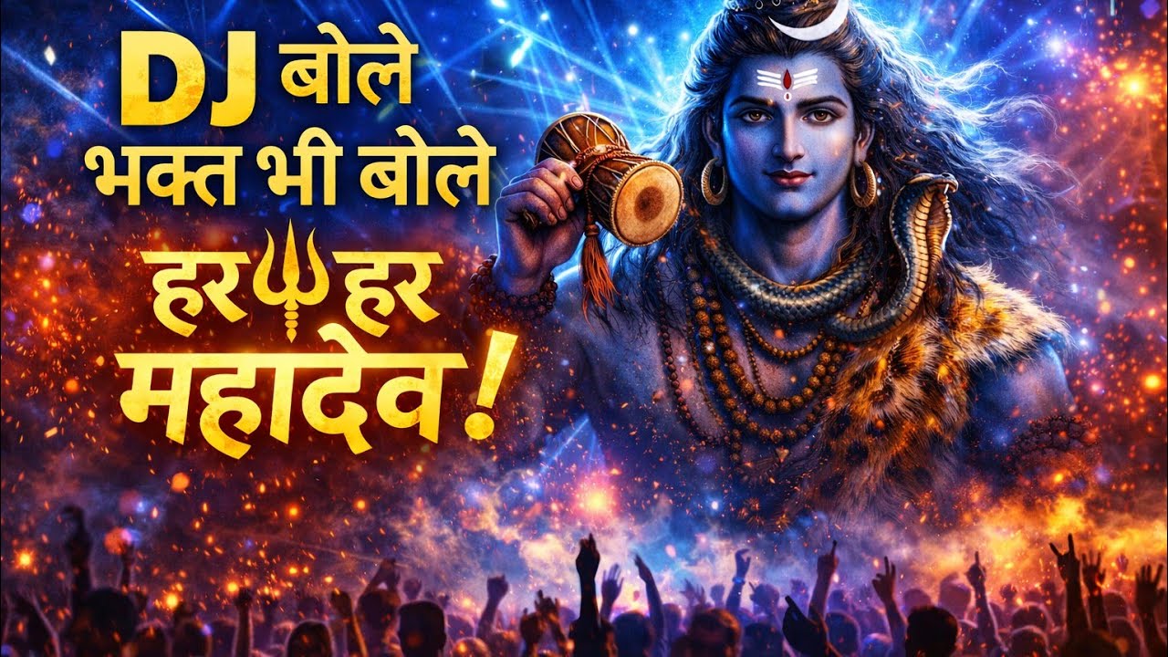 DJ बोले भक्त भी बोले – शिव शंकर महादेव | Shivratri Special DJ Bhajan | Har Har Mahadev Song
