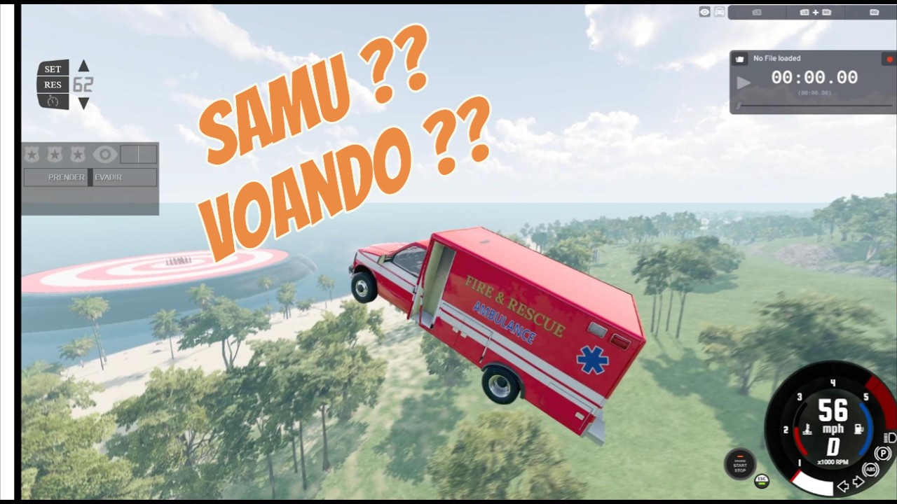 Voando na rampa em busca do alvo. será que deu certo ?