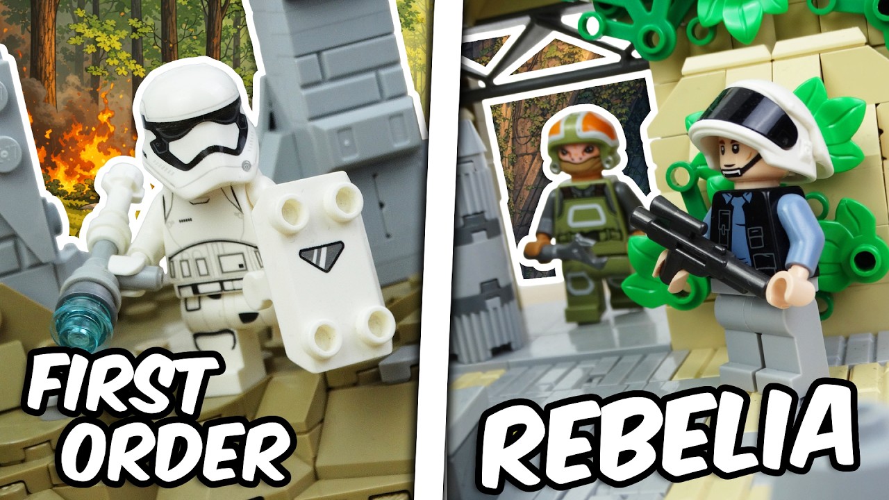 ZBUDOWAŁEM MAKIETE DLA KAŻDEJ EPOKI STAR WARS Z LEGO (2/2)