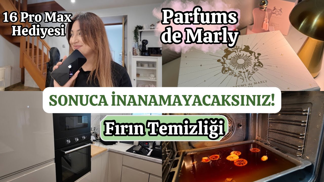 FIRIN TEMİZLİĞİ 🫧 Yeni Yıl Hediyelerim 🎁 | 16 Pro Max | Parfums de Marly