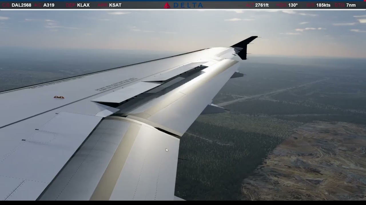Landing in San Antonio (KSAT)