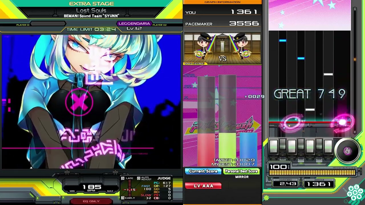 【beatmania IIDX】Lost Souls(SPL) FULL COMBO + BP0