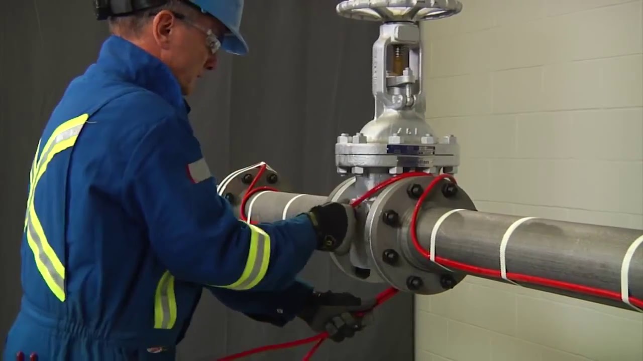 Cаморегулирующийся нагревательный кабель Raychem видео инструкция по установке