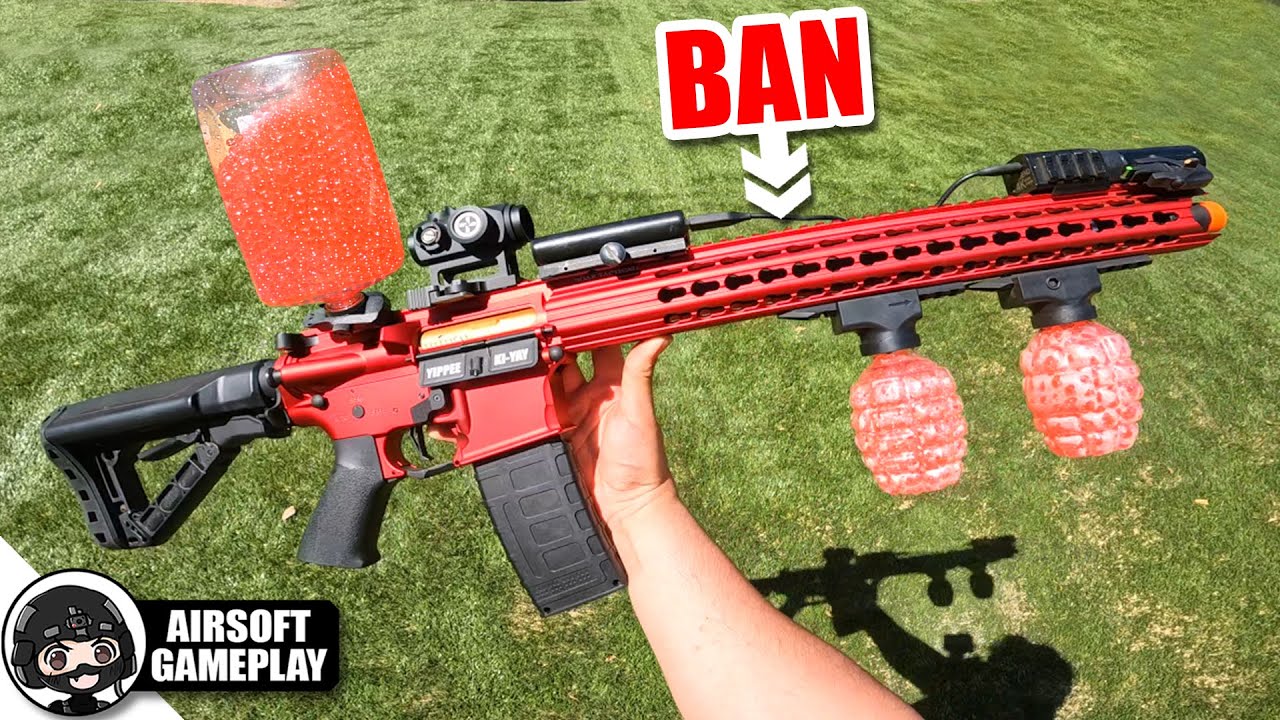 BANEAN mi GELBLASTER por ser el MÁS POTENTE del MUNDO❗️😱▬ Yio Airsoft Gameplay