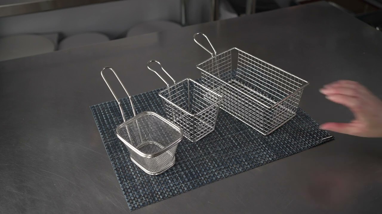Stainless Steel Fryer Basket - Restaurantware