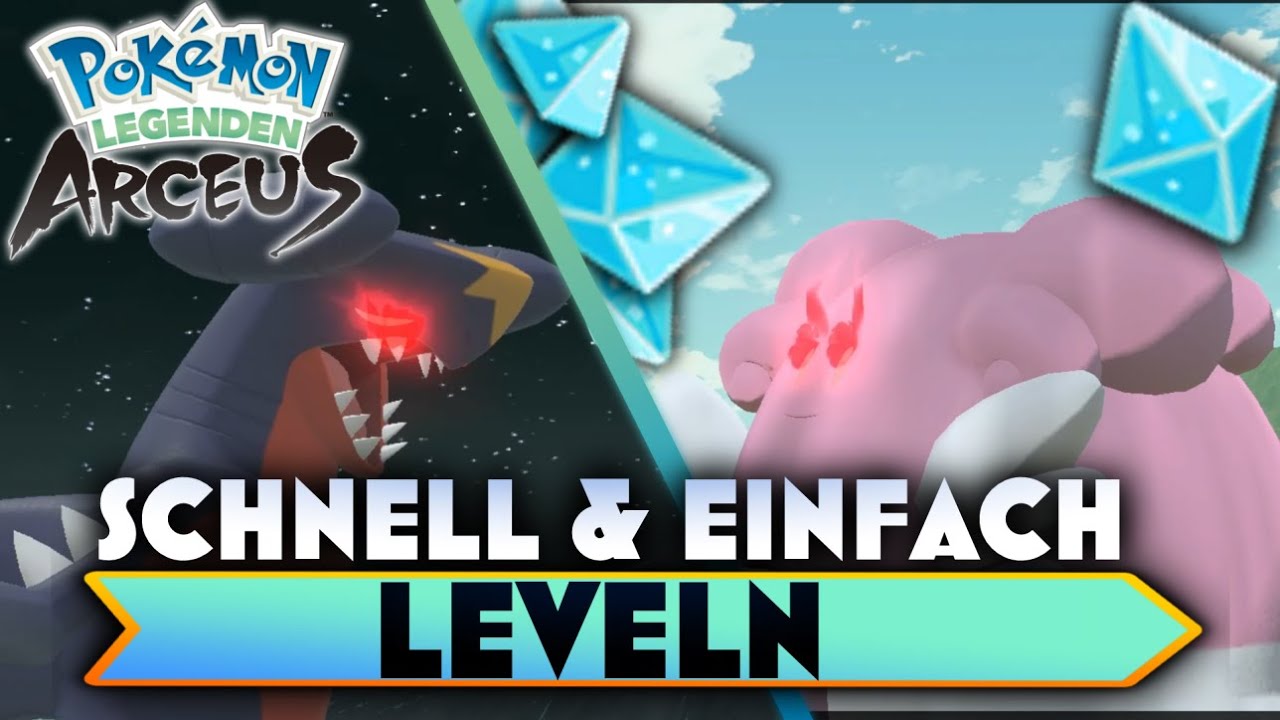 SCHNELL & EINFACH leveln in Pokemon Legenden Arceus