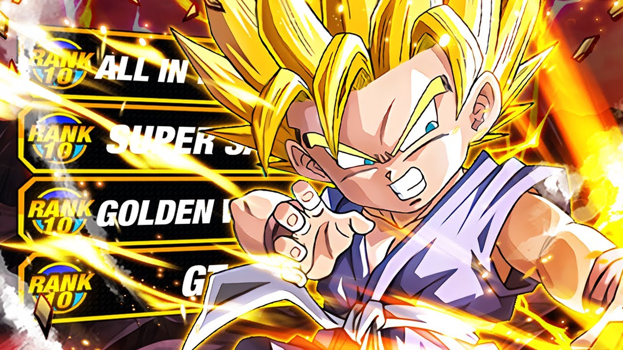 BROKEN!! LEVEL 10 LINKS 100% RAINBOW STAR EZA GT AGL SSJ2 GOKU! (DBZ: Dokkan Battle)