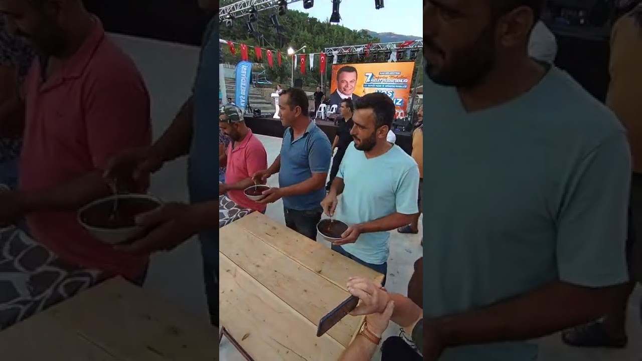KAŞ 🍯 BAL YEME YARIŞMASI.1.5 KĞ...Kaş dogantaş BAL FESTİVALİ.adam nasıl Yedii Wonyyyyy